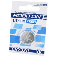 Элемент питания ROBITON PROFI R-CR2320-BL1 CR2320 BL1 14628 Элемент питания ROBITON PROFI R-CR2320-BL1 CR2320 BL1 14628