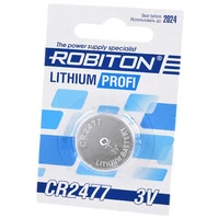 Элемент питания ROBITON PROFI R-CR2477-BL1 CR2477 BL1 17454 Элемент питания ROBITON PROFI R-CR2477-BL1 CR2477 BL1 17454