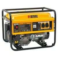 Бензиновый генератор GE 4500, 4,5 кВт, 220В, 25 л, ручной старт Denzel Бензиновый генератор GE 4500, 4,5 кВт, 220В, 25 л, ручной старт Denzel