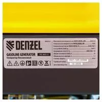 Бензиновый генератор PS 80 E-3, 6,6 кВт, 400 В, 25 л, электростартер Denzel