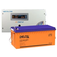 Система резервирования Энергия Pro+Delta 1200Вт/200А*ч Система резервирования Энергия Pro+Delta 1200Вт/200А*ч