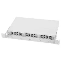 Оптический кросс (бокс) ЦМО 19" с полкой (площадкой), 1U, до 24 портов, цвет черный БОН-19-1-24-П-9005 Оптический кросс (бокс) ЦМО 19" с полкой (площадкой), 1U, до 24 портов, цвет черный БОН-19-1-24-П-9005